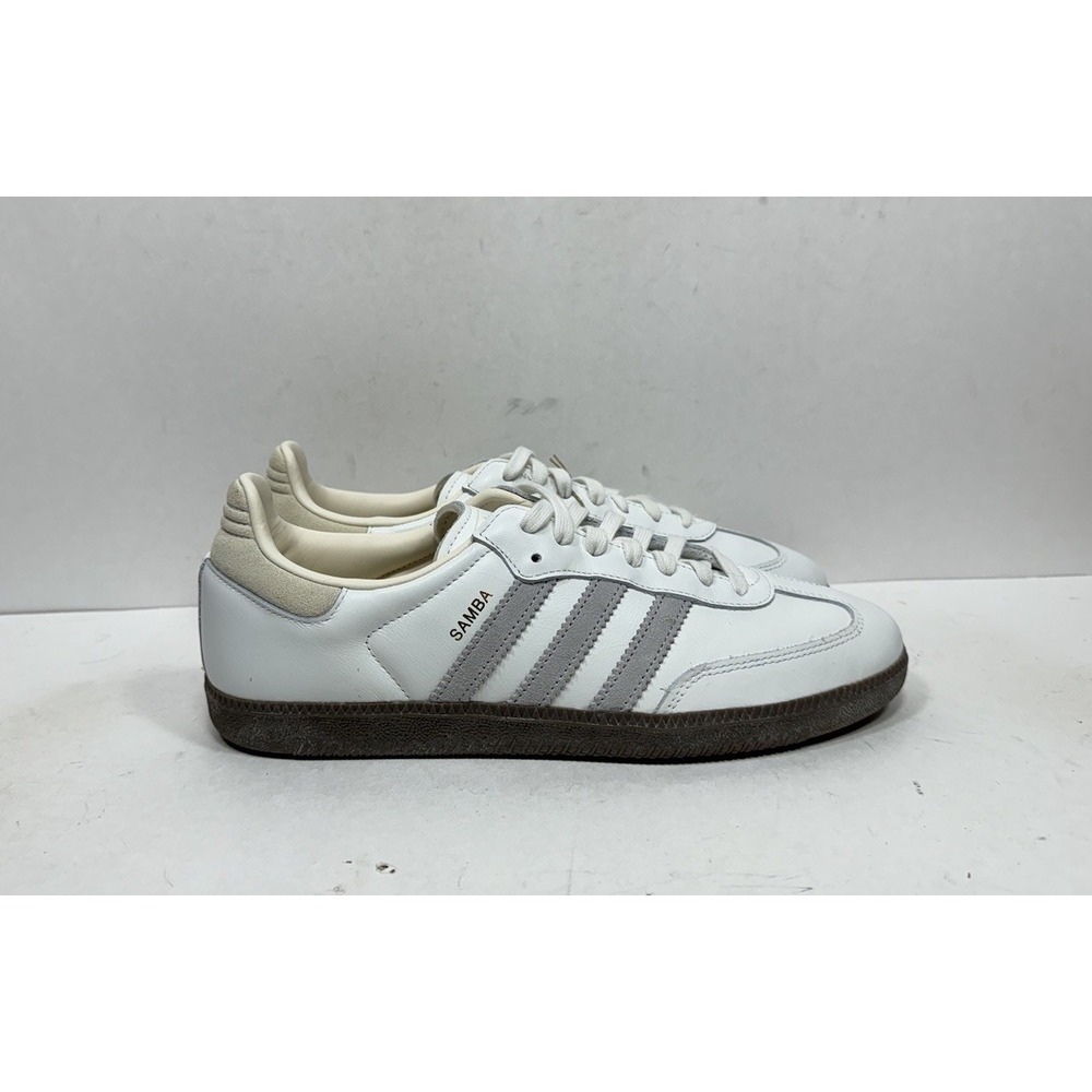 Adidas Samba OG White Grey Cream IH4880 Men's Size 9.5 Shoes Sneakers